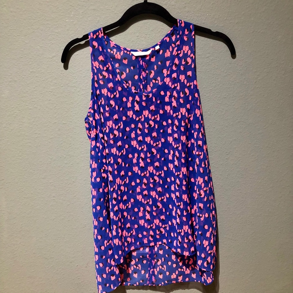 Zoa Sheer Printed Tank
